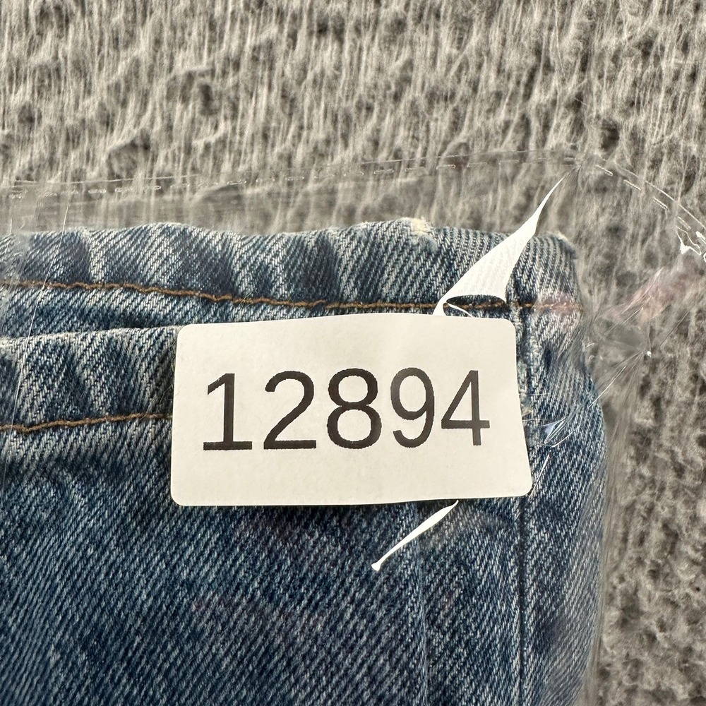 Reformation Jeans Womens 25 Cynthia High Rise Straight‎ Floral Embroidery Blue - Picture 16 of 16